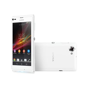 Sony XPERIA L - 3G smartphone - RAM 1 Go / 8 Go - microSD slot - Écran LCD - 4.3" - 480 x 854 pixels - rear camera 8 MP - blanc