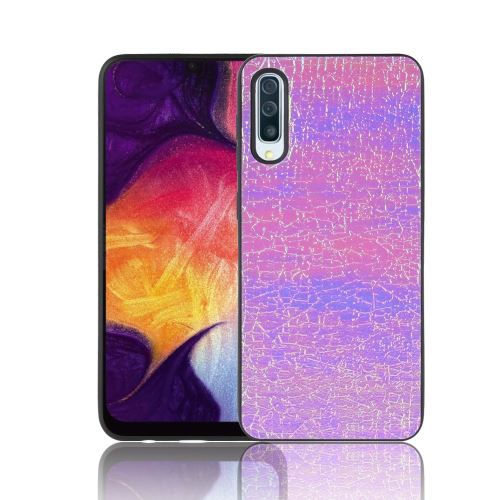 Etui en PU violet pour votre Samsung Galaxy A50