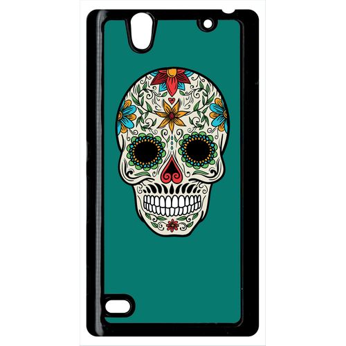 Coque Sony Xperia C4 Crane Couleurs Fond Vert