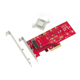 Carte PCIe 3.0 X16 Pour 8 SSD U.2 NVMe - Switch PCIe X4 - KALEA-INFORMATIQUE