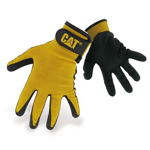 Caterpillar 17416 - Gants en nylon recouverts de nitrile - Homme (X Large) (Noir) - UTFS1278