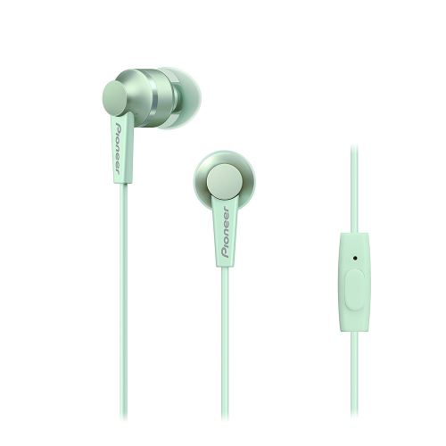 Pioneer SE-C3T écouteur Binaural Avec fil Vert casque et micro - Casques et micros (Avec fil, écouteur, Binaural, Intraaural, 8 - 22000 Hz, Vert)