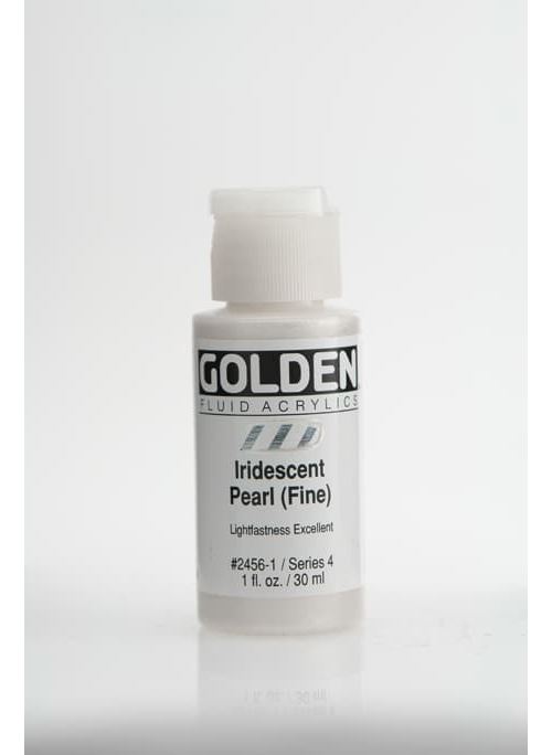 Peinture acrylic fluids golden iv 30ml iridescent perle fin - golden