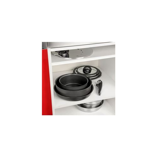 Tefal L6549502 Set casseroles - Ingenio 5 Performance Noir 3 Pièces - Tous  feux dont induction - Achat & prix
