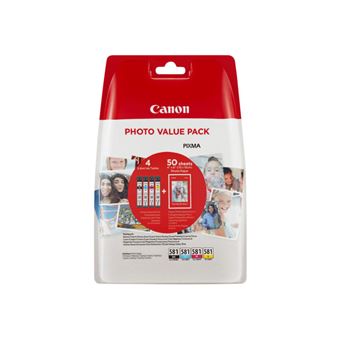 Canon CLI-581 Photo Value Pack C/M/Y/BK