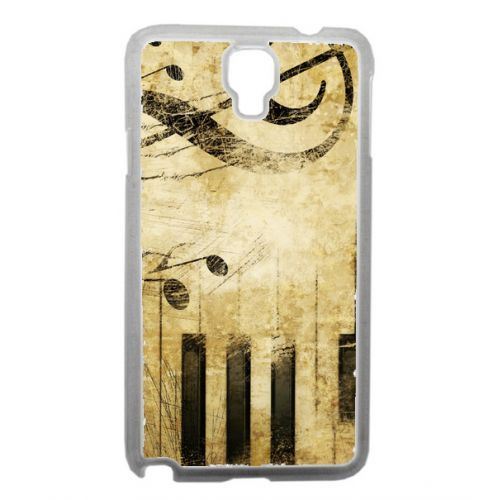 Coque piano note musique compatible samsung note 3 neo transparent