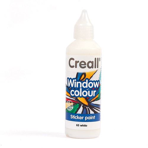 Peinture repositionnable pour vitres Creall Glass 80 ml - blanc - Creall