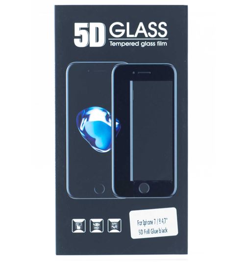 Vitre de protection en verre trempé pour iPhone 8 