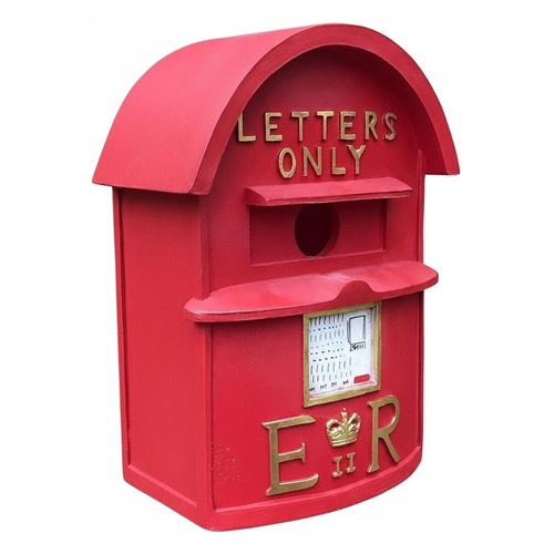 Vivid Arts - Nichoir boite à lettres britannique rouge