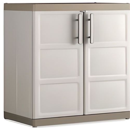GENERIQUE - Armoire de Jardin - Excellence - Coffre de Rangement - Résine - Beige - 89x54x93 cm - Image 3