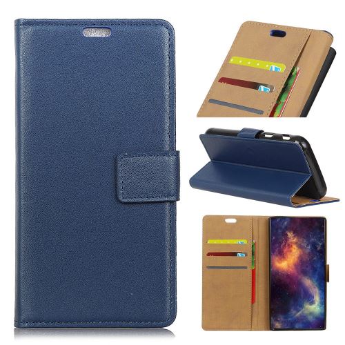 Etui en PU avec support magnétique bleu pour votre Huawei P30