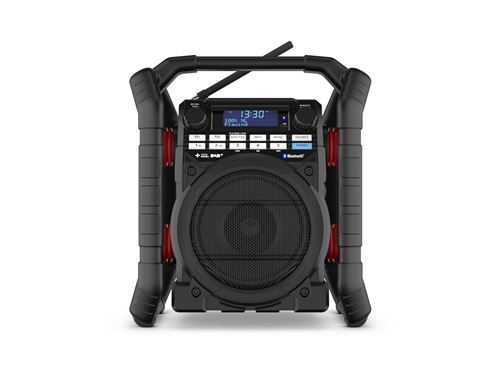 PerfectPro Radio de chantier Teamplayer - DAB avec réception FM - Résistante aux chocs - avec ports AUX et USB