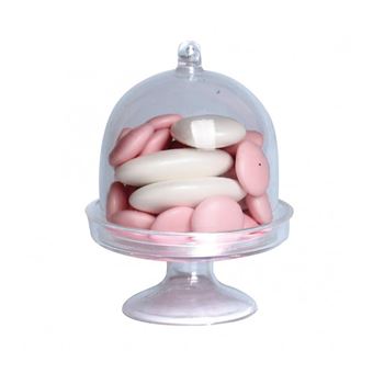 Lot De 30 Mini Cloches A Gateau En Plastique 8 X 5 8 Cm Achat Prix Fnac