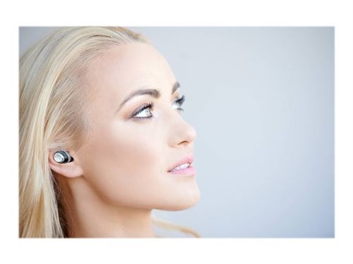 Nuheara IQbuds - Werkelijk draadloze koptelefoon met micro - inwendig - Bluetooth - actieve geluidsdemping