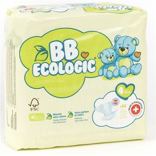Bebe Ecologic - Couches Taille 4 - 28 Couches
