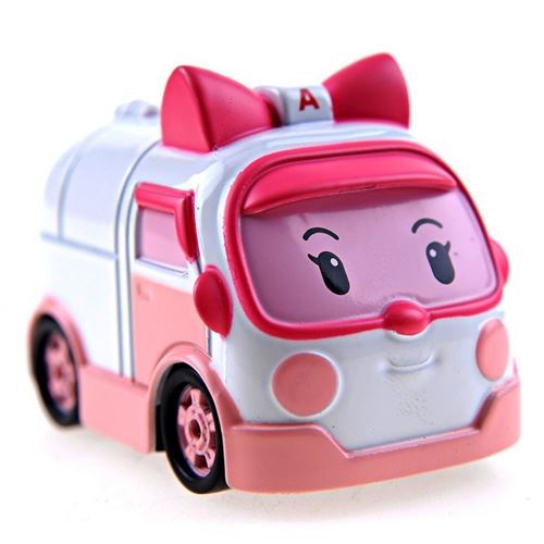 Silverlit Robocar Poli - moulé sous pression Ambre 7 cm rose