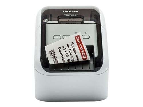 Brother ql-800 thermique directe couleur 300 x 600dpi noir, gris imprimante pour étiquettes ql800zg1