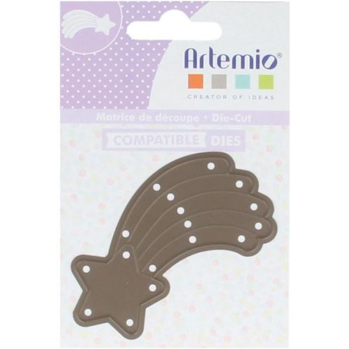 Matrice de découpe Etoile filante 7,5 x 4 cm - Artemio