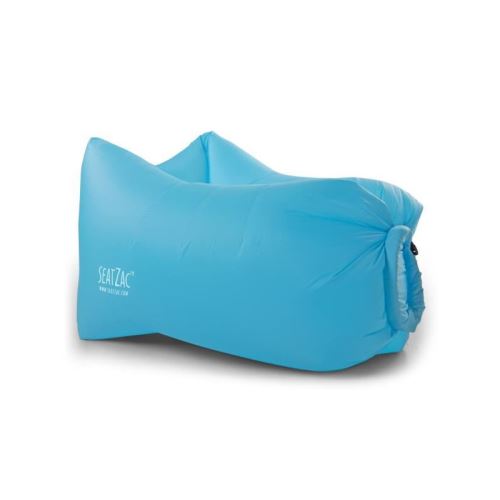 seatzac fauteuil gonflable en polyester avec light kit led - 100x70x80cm - bleu