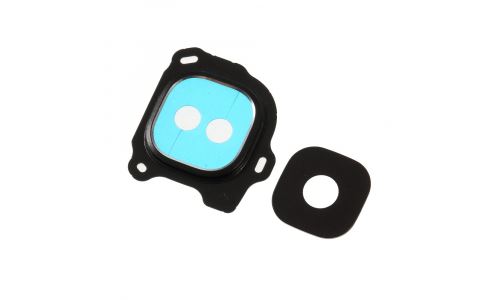 Vitre d'appareil photo pour Samsung Galaxy J6-2018 coloris noir