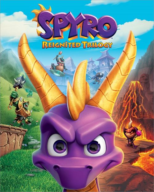 Spyro the Dragon Mini Poster 40 x 50 cm Game Cover Art
