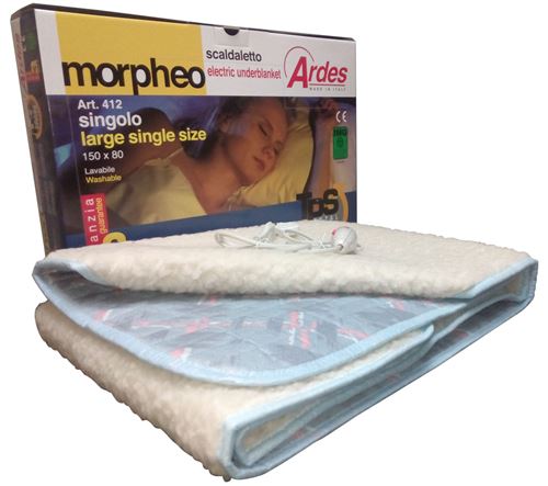 ardes surmatelas chauffant 1 place 60w 50% laine, 50% polyester ard.412 Morpheo