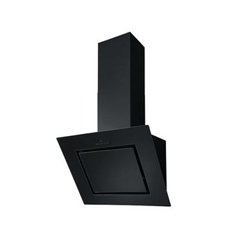 roblin - hotte décorative inclinée 80cm 745m3/h verre noir - 6510028