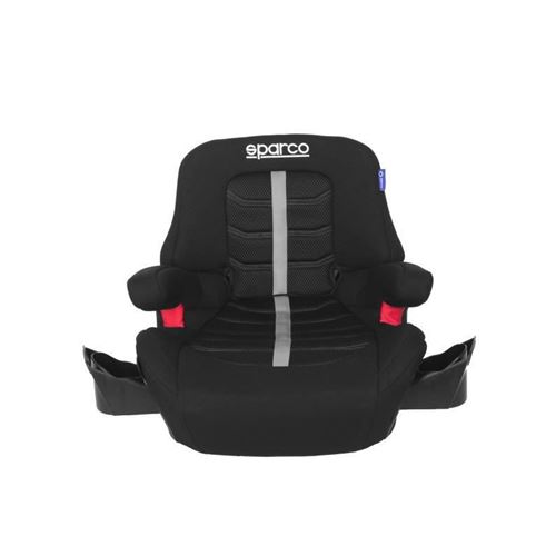 SPARCO Réhausseur bas Isofix avec dossier Gr 3 - Noir