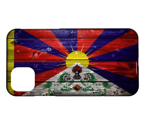 Coque rigide Compatible Pour iPhone 11 Pro Max Drapeau Tibet 02