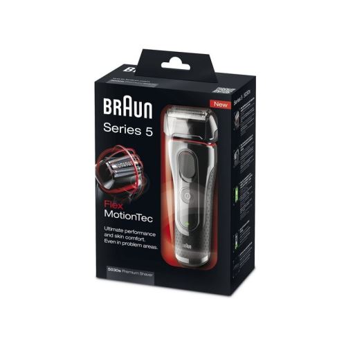 Braun 5 - Scheerapparaat - snoerloos rood/zwart - Fnac.be