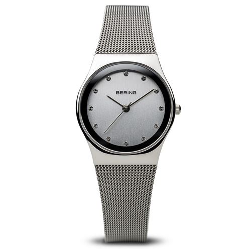 Bering Montre Femme, Mixte 12927-000 Argent, Blanc