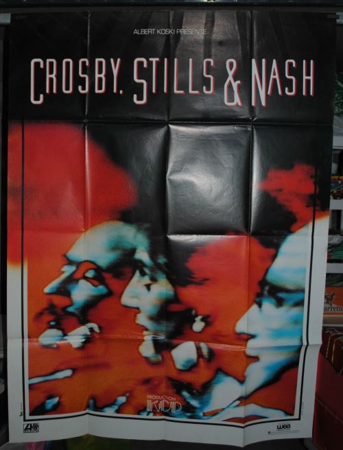 Crosby, Stills & Nash AFFICHE CINEMA ORIGINALE