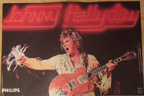 Johnny HALLYDAY - 38x58 cm - AFFICHE / POSTER