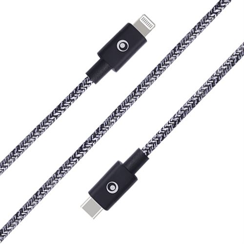 Bigben Connected - Câble Lightning - USB-C mâle pour Lightning mâle - 2 m - noir - pour Apple iPad/iPhone/iPod (Lightning)