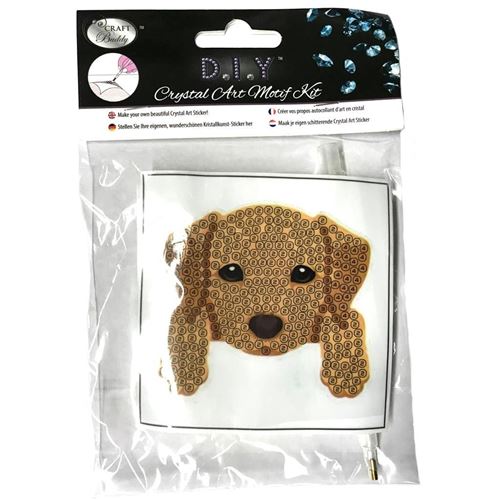 Sticker Craft Buddy Crystal Art avec outils pour chien