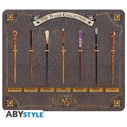 Tapis de souris les animaux fantastiques - baguettes magiques abystyle abyacc224