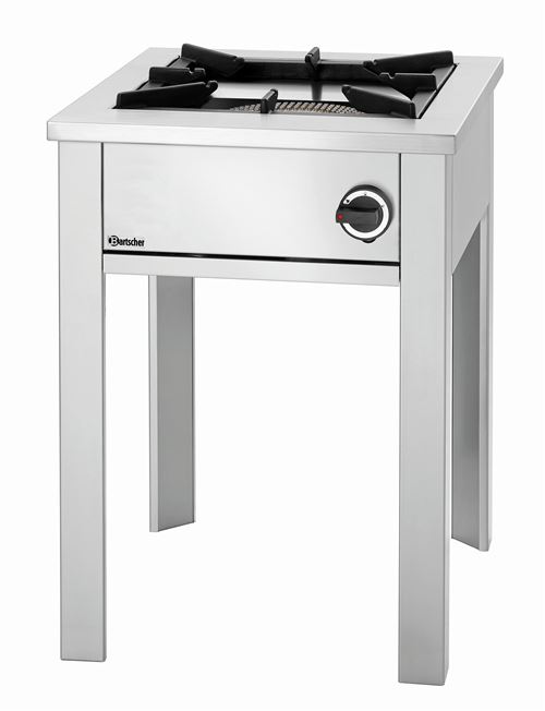 Bartscher R&eacute;chaud &agrave; Gaz sur Pieds Professionnel - 1 Feu 28 cm