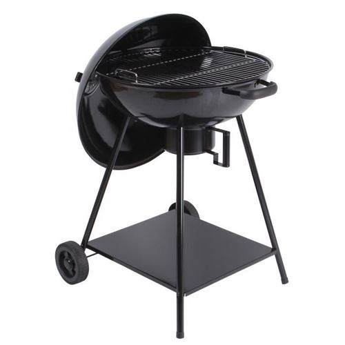 Barbecue a charbon dubai - acier chromé - ø55cm somagic 355572