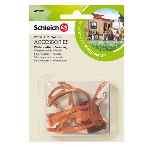 Schleich - Selle western + harnais