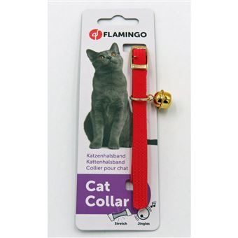 Collier Taille 32 Cm X 10 Mm Collier Elastique Avec Clochette Couleur Rougepour Chat Colliers Harnais Et Laisses Pour Chat Achat Prix Fnac