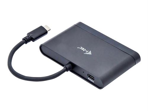 I-tec c31dtpdhub3 usb 3.0 (3.1 gen 1) type-c 5000mbit s noir hub & concentrateur