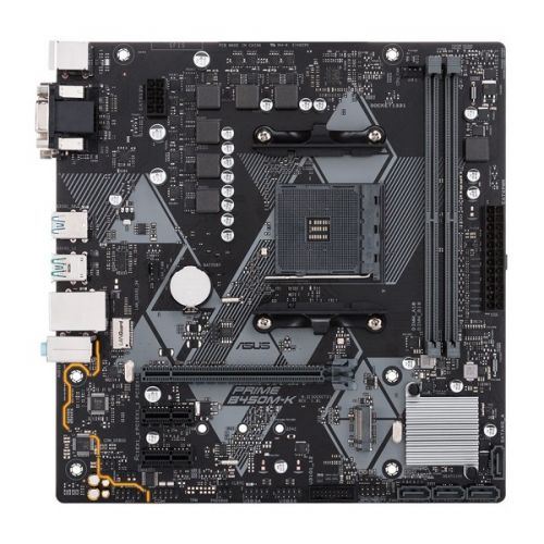 Carte mère Gaming Asus PRIME B450M-K mATX DDR4 AM4