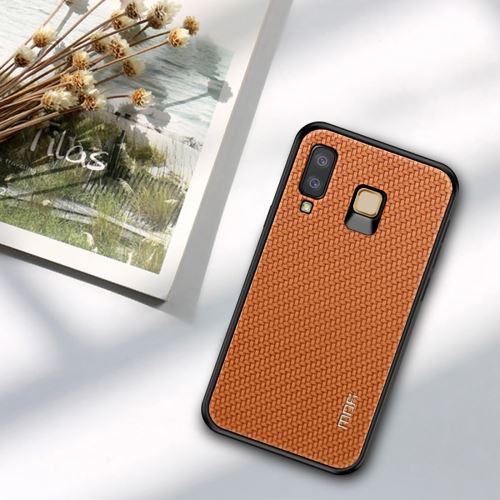 Galaxy A8 Star / A9 Star Coque Protection Plastique Couverture Complète Marron Als89446