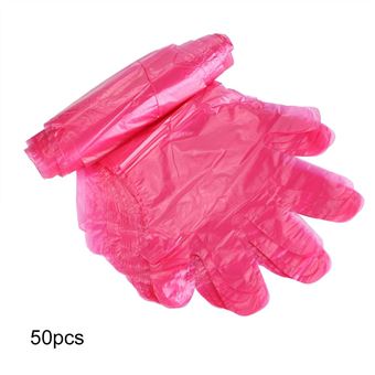 Healifty Lot de 50 gants jetables en plastique souple transparent à long  bras pour examen vétérinaire (Blanc)
