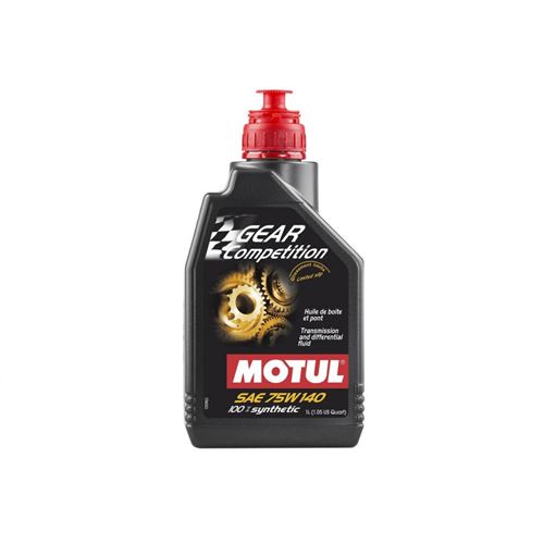 Huile boîte de vitesse MOTUL Gear Competition 75W140 100% synthèse 1L
