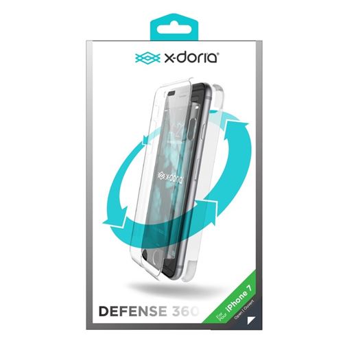 Coque X-Doria 360 Transparent pour iPhone 7/8/SE 2020