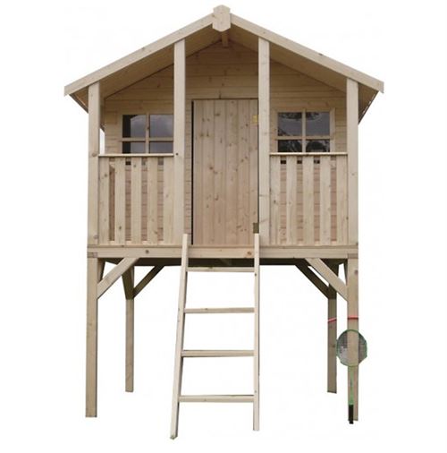 cabane pour enfants sur pilotis - 1.8 x 1.9 m