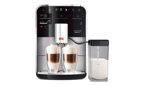 Melitta CAFFEO Barista T - Machine à café automatique avec buse vapeur Cappuccino - 15 bar - noir/inox