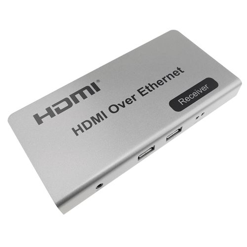 KVM Extender USB IR HDMI sur Ethernet jusqu'à 120m récepteur