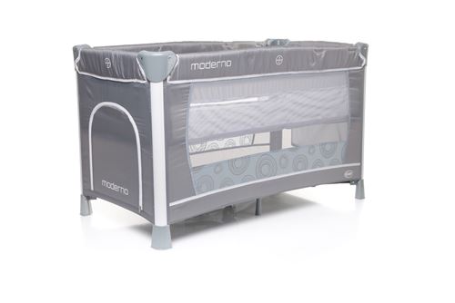 Lit parapluie deux niveau avec table à longer HODERN - max 14kg gris